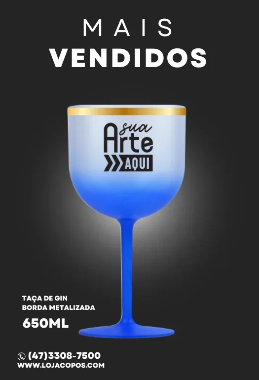 Taça de Gin com Borda Taça de Gin com Borda